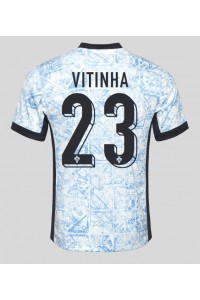 Portugal Vitinha #23 Voetbaltruitje Uit tenue EK 2024 Korte Mouw